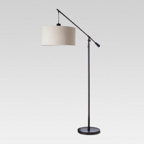 Photo 1 of Cantilever Drop Pendant Floor Lamp Antique Brown - Threshold™
