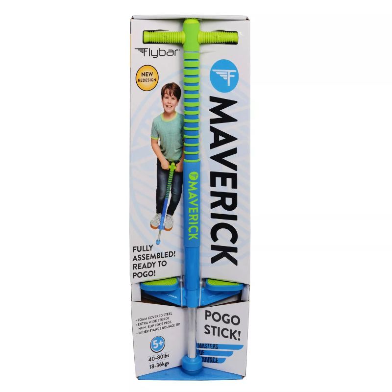 Photo 1 of Flybar Maverick Pogo Stick - Blue/Green
