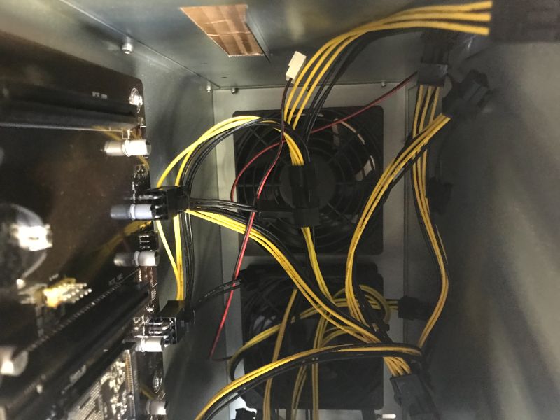 Photo 1 of CRYPTOCURRENCY MINING RIG WITH SSD NO GPU
