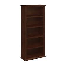 Photo 1 of BUSH FURNITURE - YORKTOWN TALL 5 SHELF BOOKCASE IN ANTIQUE CHERRY - WC40366-03