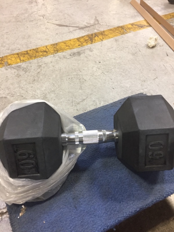 Photo 1 of 60 LB DUMBBELL 