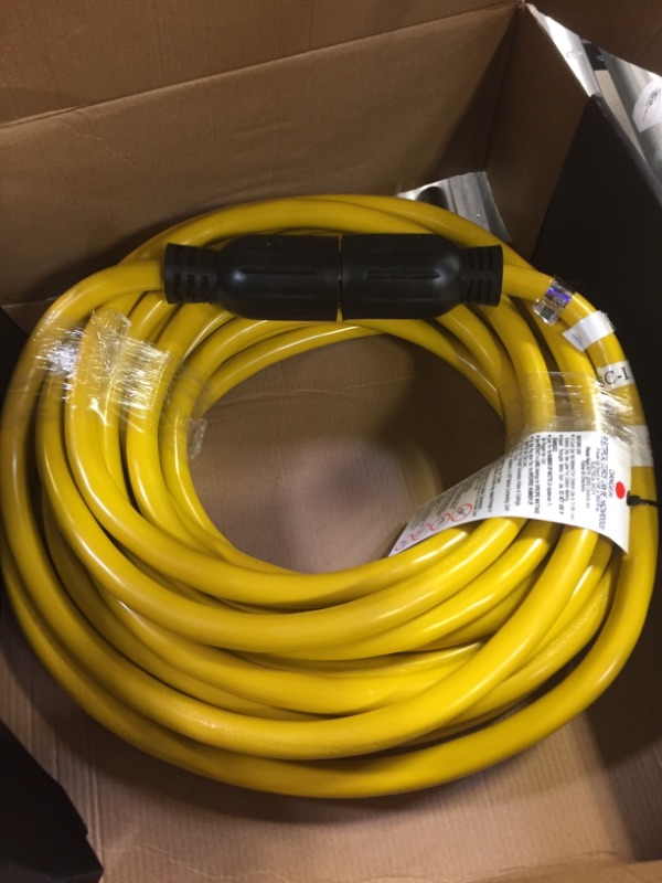 Photo 2 of 10/4 SJTW 50' Black Generator Cord (MAJOR DAMAGES TO PACKAGING)
