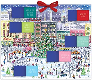 Photo 1 of Michael Storrings Snowscape Advent Calendar, 14” x 17” – Christmas Countdown with 25 Window Flaps with Fun Holiday Activity Ideas, Embellished with Glitter & Foil,