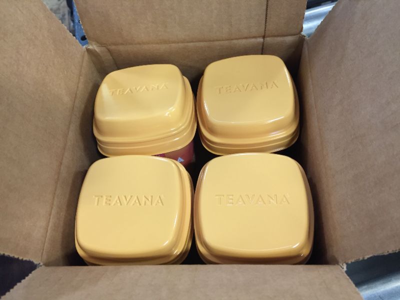 Photo 2 of (EXP 07/31/2021) Teavana Peach Tranquility Herbal Tea 15 Sachets Per Box (Pack of 4 Boxes)

