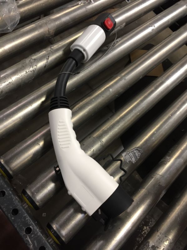 Photo 2 of Lectron - Tesla to J1772 Adapter, Max 40A & 250V, Compatible with Tesla High Powered Connector, Destination Charger, and Mobile Connector (White)
