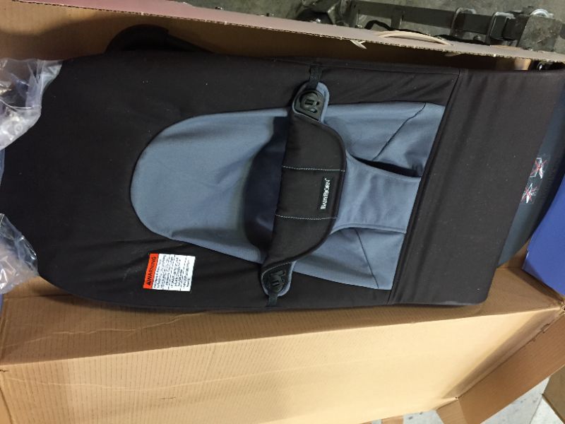 Photo 2 of Babybjorn Balance Bouncer Soft Cotton - Black/Dark Gray