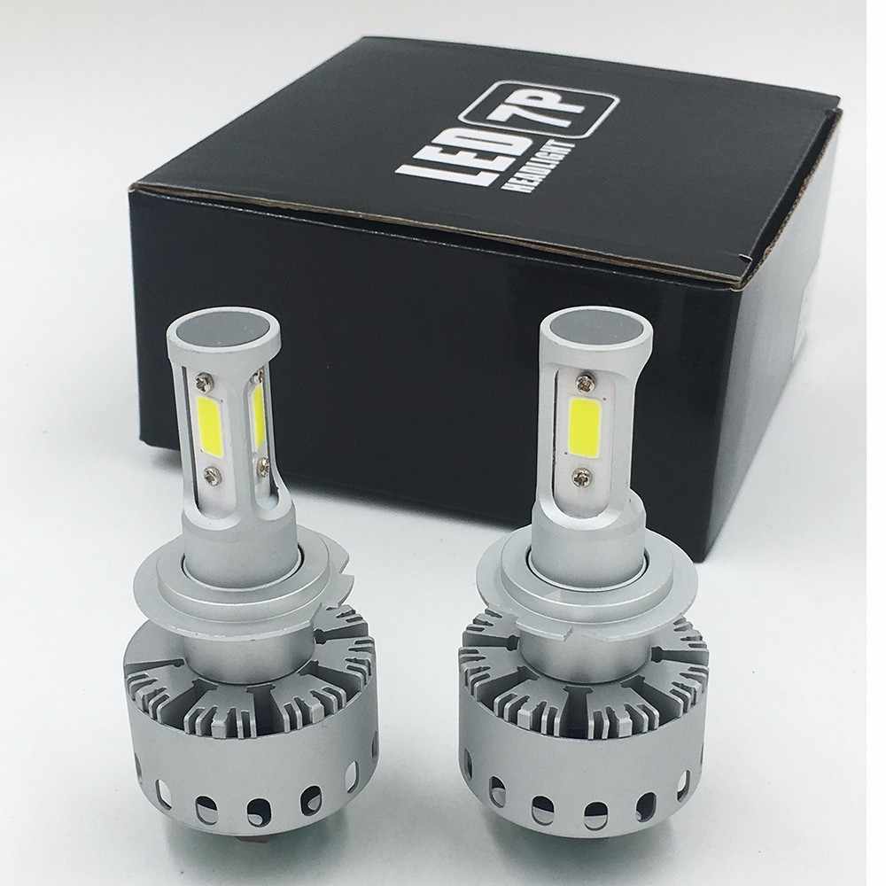 Photo 1 of 7P H4 Led Headlight Bulb COB chips 90W 1000LM 6500K Auto Headlamp Car styling super white
4 pack