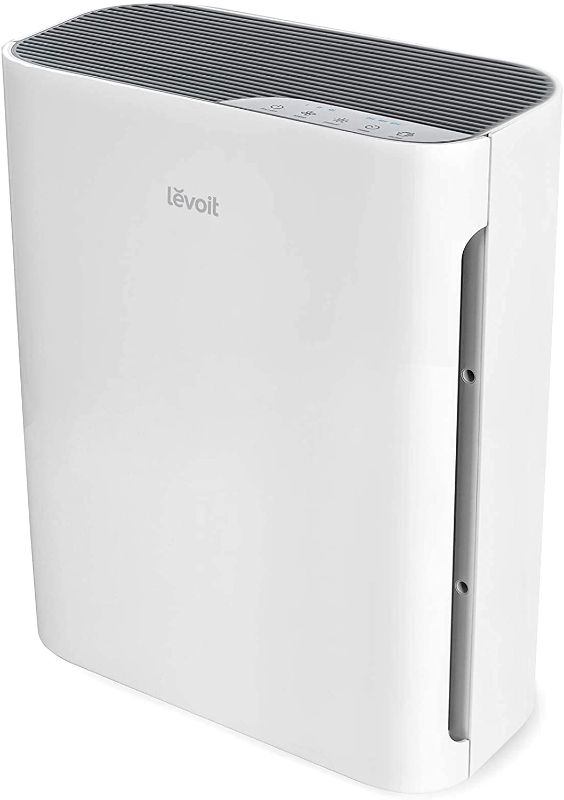 Photo 1 of LEVOIT Air Purifier for Home Large Room Bedroom, H13 True HEPA Cleaner with Washable Filter for Allergies and Pets, Smokers, Mold, Pollen, Dust, Odor, Cover 500 sq ft, Ozone Free, Vital 100 (White)
