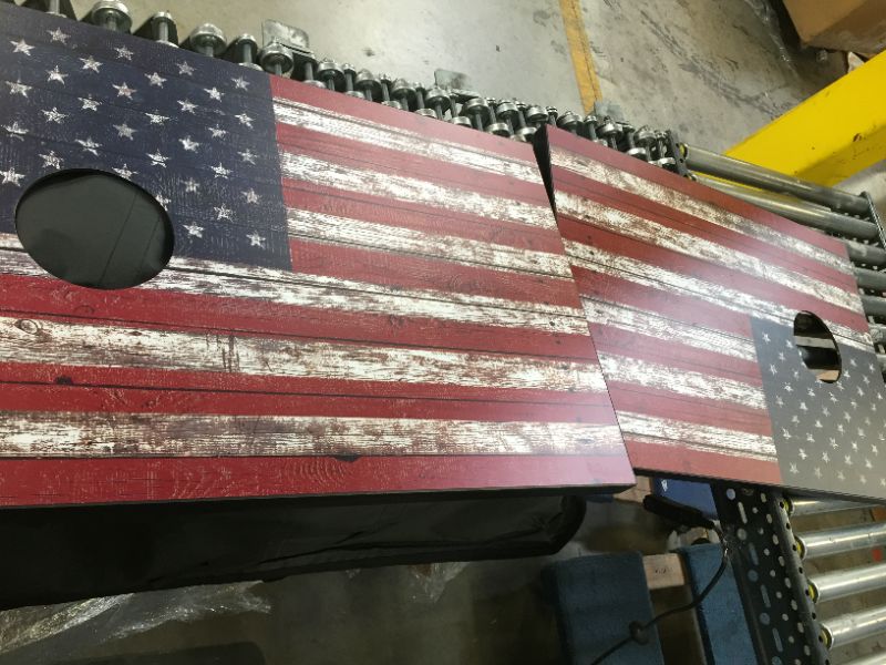 Photo 3 of GoSports American Flag Cornhole set