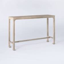 Photo 1 of Belmont Shore Curved Foot Console Table Knock Down Natural - Threshold™ designed with Studio McGee