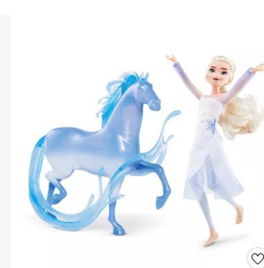 Photo 1 of Disney Frozen 2 Elsa Fashion Doll and Nokk Figure
