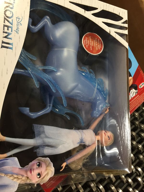 Photo 1 of Disney Frozen 2 Elsa Fashion Doll and Nokk Figure
