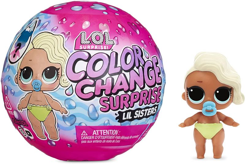 Photo 1 of LOL Surprise Color Change Lil Sisters 3 Pack Exclusive with 5 Surprises in Each Including Outfits and Accessories for Collectible Doll Toy, Gifts for Kids,...
