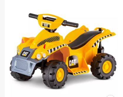 Photo 1 of Kid Trax 6V CAT Toddler Quad Powered Ride-On - Yellow
