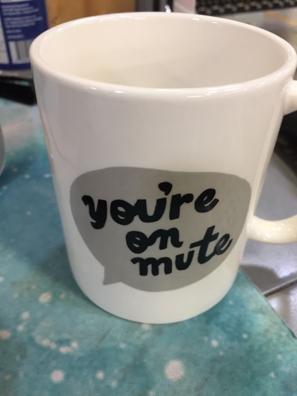 Photo 1 of 4 15oz Stoneware You're On Mute Mug - Room Essentials
