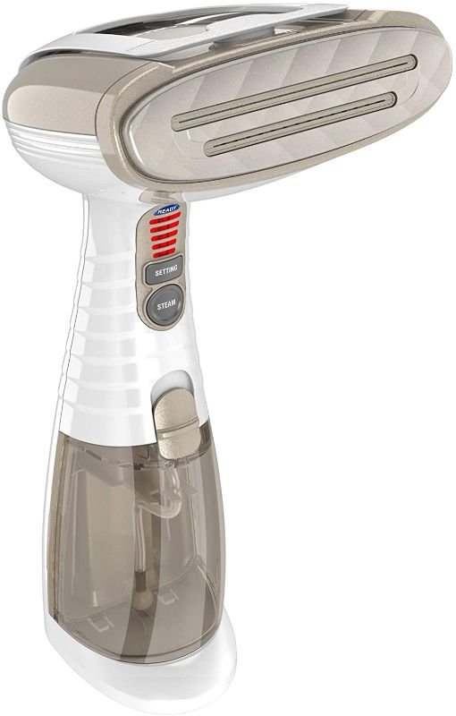 Photo 1 of Conair Turbo Extreme Steam Hand Held Fabric Steamer, White/Champagne,