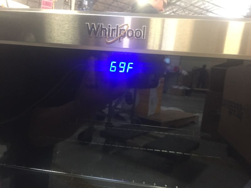 Photo 4 of Whirlpool 3.6 cu ft Mini Refrigerator Beverage Center - Stainless Steel WHB36S  OUT OF BOX NEW