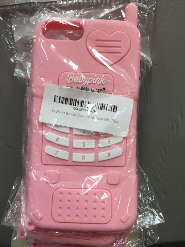 Photo 1 of 3PCK PINK IPHONE 8 PLUS CASES