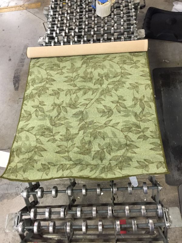 Photo 2 of 30X46 Rectangle Indoor and Outdoor Floral Nylon Accent Rug Green - Brumlow Mills
