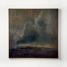 Photo 1 of 36" x 36" Moody Landscape Framed Wall Art - Threshold™ designed with Studio McGee
