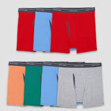 Photo 1 of Fruit Of The Loom Boys' Bonus Pack 7 Boxer Briefs - Colors Vary XL
