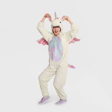 Photo 1 of Halloween Adult Unicorn Halloween Costume Jumpsuit M - Hyde & EEK! Boutique

