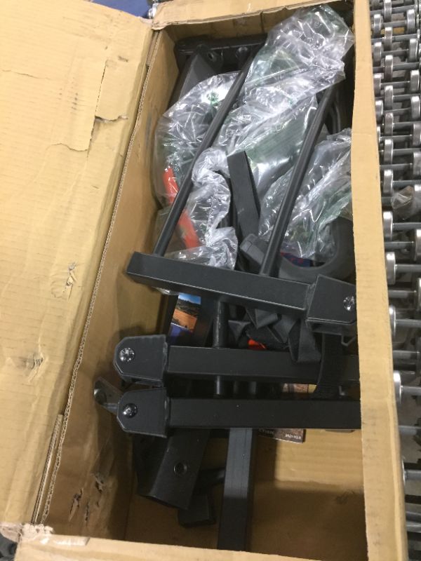 Photo 1 of Hyperax 2-E Bike Hitch Mounted Bike Rack Carrier for 2-inch Receivers - Fits Up to 140lbs MTBs