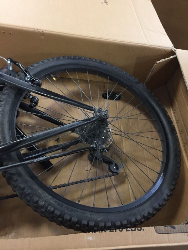 Photo 1 of Mongoose Excursion mountain bike, 24-inch wheel, 21 speeds, black/pink