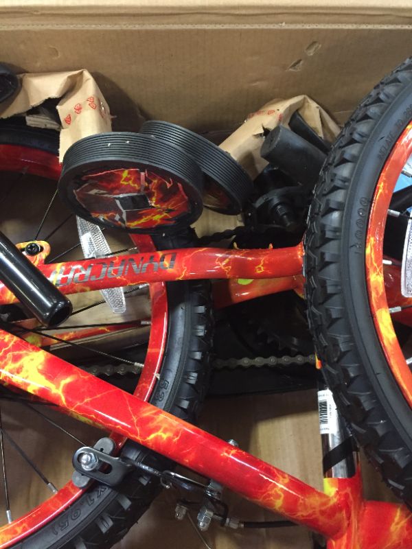 Photo 1 of Dynacraft 18" Boys Firestorm Bike with Dipped Paint Effect, Orange
