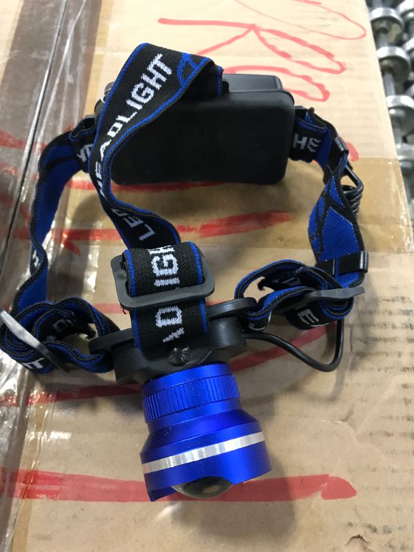 Photo 1 of BLUE LED HEADLAMP 
4 PACK