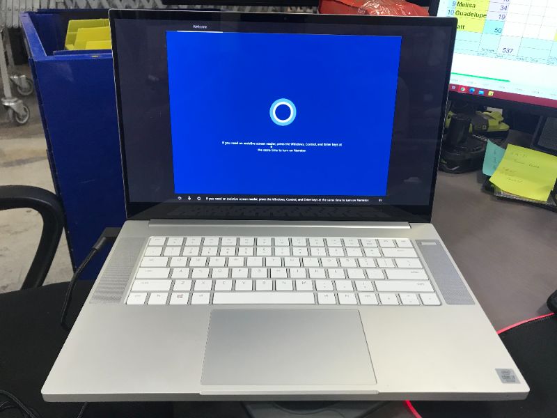 Photo 1 of Razer Blade 15 Base Gaming Laptop 2020: Intel Core i7-10750H 6-Core, NVIDIA GeForce RTX 2070 Max-Q,15.6" 4K OLED,16GB RAM,512GB SSD, CNC Aluminum,Chroma RGB,Thunderbolt 3,Creator Ready, Mercury White