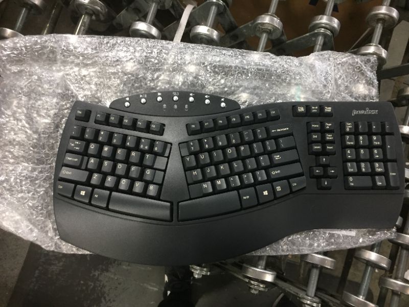 Photo 5 of Perixx PERIBOARD-612 Wireless Ergonomic Split Keyboard with Dual Mode 2.4G and Bluetooth Feature, Compatible with Windows 10 and Mac OS X System, Black
