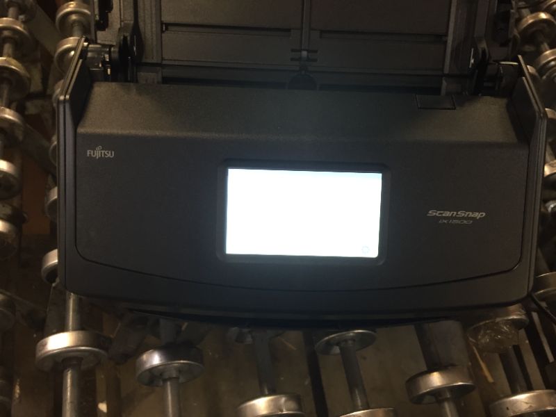 Photo 2 of Fujitsu ScanSnap iX1500 Touchscreen Scanner, Black
