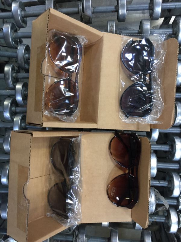Photo 1 of 2 pack of teenager sunglasses 4 pairs total turtle stain and black