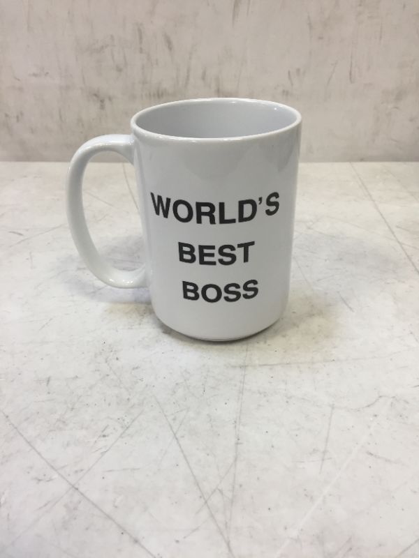 Photo 1 of 15 OZ CERAMIC COFFEE MUG WORLDS BEST BOSS