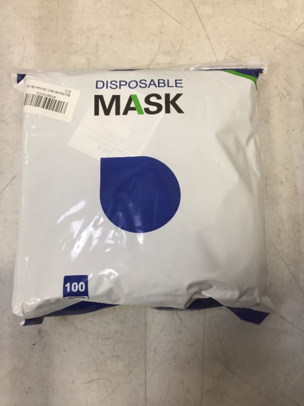 Photo 2 of 100PCS BLACK DISPOSABLE MASK