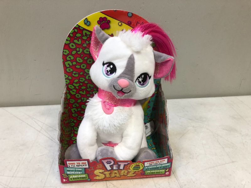 Photo 1 of  Dancing Rockstar Plush Doll WHITE