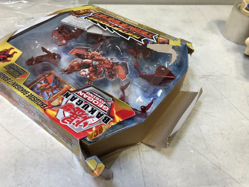 Photo 3 of Bakugan GeoForge Dragonoid, 7-in-1 Includes Exclusive True Metal Dragonoid and 6 Geogan Collectibles, Kids Toys for Boys
