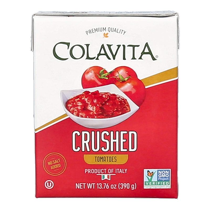 Photo 1 of Colavita Italian Crushed Tomatoes, Recart Box, 13.76 Ounce  exp date 09-2022