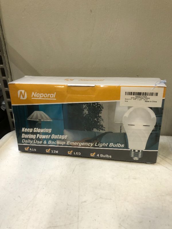 Photo 2 of ?Dedicated to 220V?A19 Emergency Rechargeable Light Bulbs, Keep Lighting During Power Outage, Led Bulb 60 Watt Equivalent, 5000K Daylight Light Bulb 1200mAh Battery Backup Light Bulbs***factory sealed***
