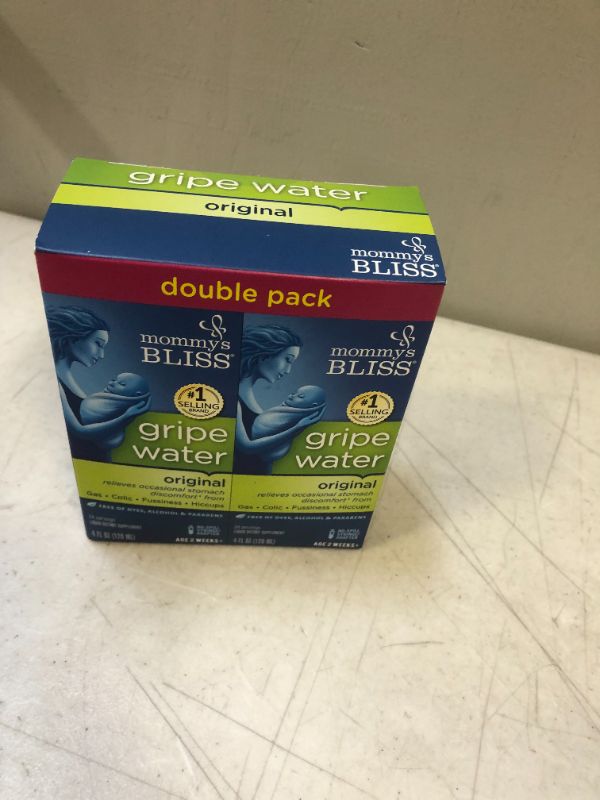 Photo 1 of Mommys bliss double pack gripe water 8 oz EXP--11-2022 **Factory Sealed**
