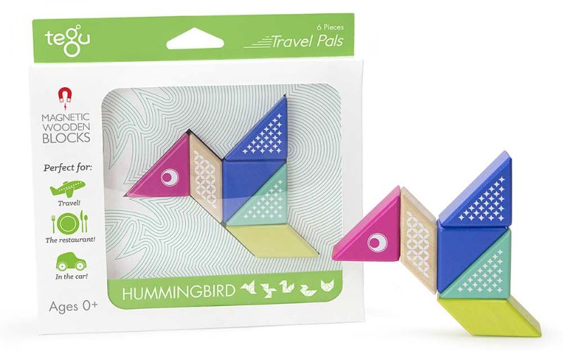 Photo 1 of Tegu Travel Pals Hummingbird - Boing! Toy Shop