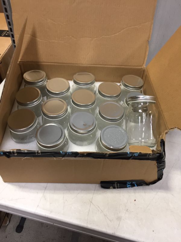 Photo 2 of 12 pack glass jars