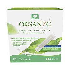 Photo 1 of Organyc 100% Certified Organic Cotton Tampons, Plant-Based Eco-Applicator, Super Flow, White and Green, 16 Count and Little Remedies Sore Throat Pops, Made With Real Honey, 10 Count bb 03 2024

