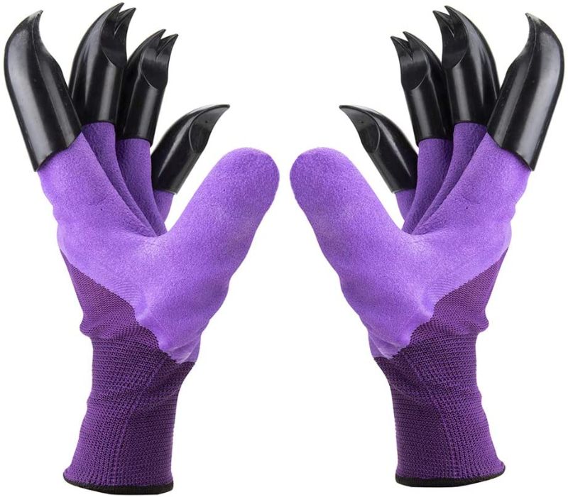 Photo 1 of Garden Claw Gloves, Waterproof and Breathable Garden Gloves for Digging Planting, Best Gardening Gifts for Women and Men 2 pack 