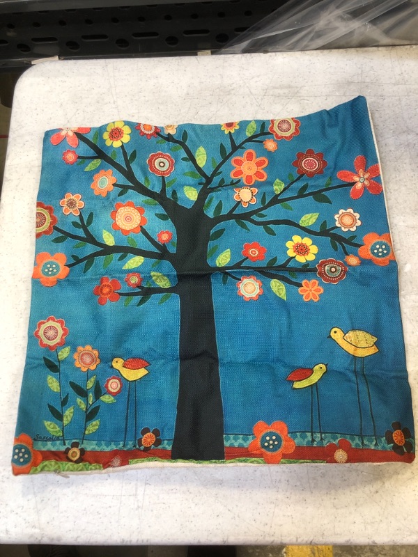 Photo 1 of 4 pack - tree pillow cases - size 17 in x 17 in 