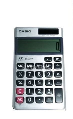 Photo 1 of 10 pack - Casio SX-320P-w Calculator 12Digits Portable Type SX320P GENUINE
