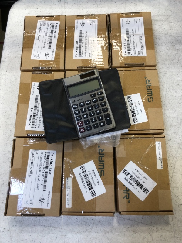 Photo 2 of 10 pack - Casio SX-320P-w Calculator 12Digits Portable Type SX320P GENUINE
