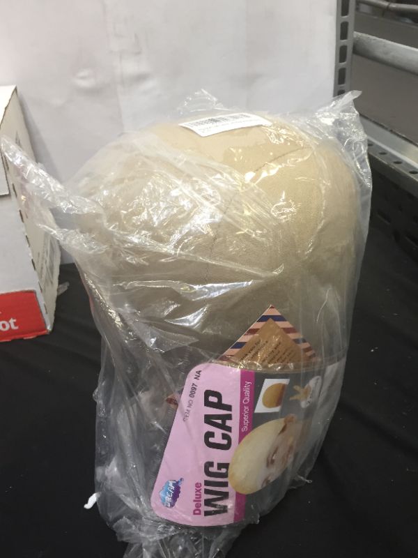Photo 1 of 22inch Wig Head Canvas Block Head 100% Cork Filled Mannequin Head with Stand for Wigs Making Styling Dyeing Display No Smell Canvas Head Professional Stylist Cosmetology Doll Head and Stand Wig Cap