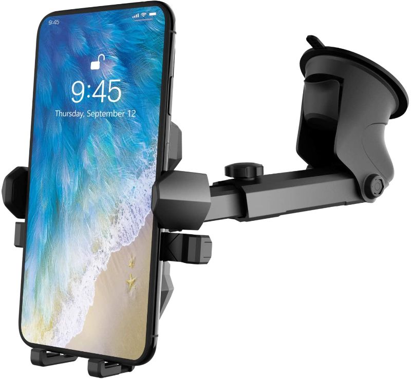 Photo 1 of Phone Holder for Car,Universal Long Neck Car Mount Holder Compatible with iPhone Xs XS Max XR X 8 8 Plus 7 7 Plus S10 S9 S8 S7 S6 LG and More
